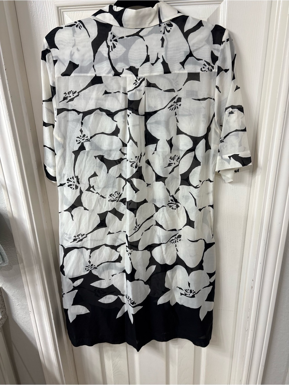 SALTAIRE SHEER DRESS OR COVERUP-sz MED